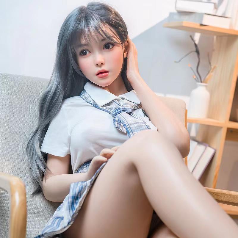 Candy Silicone Head+TPE Body Lifelike Sex Doll