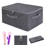 Discreet Lockable Adult Toy Storage Box with Combination Lock Foldable Waterproof Case