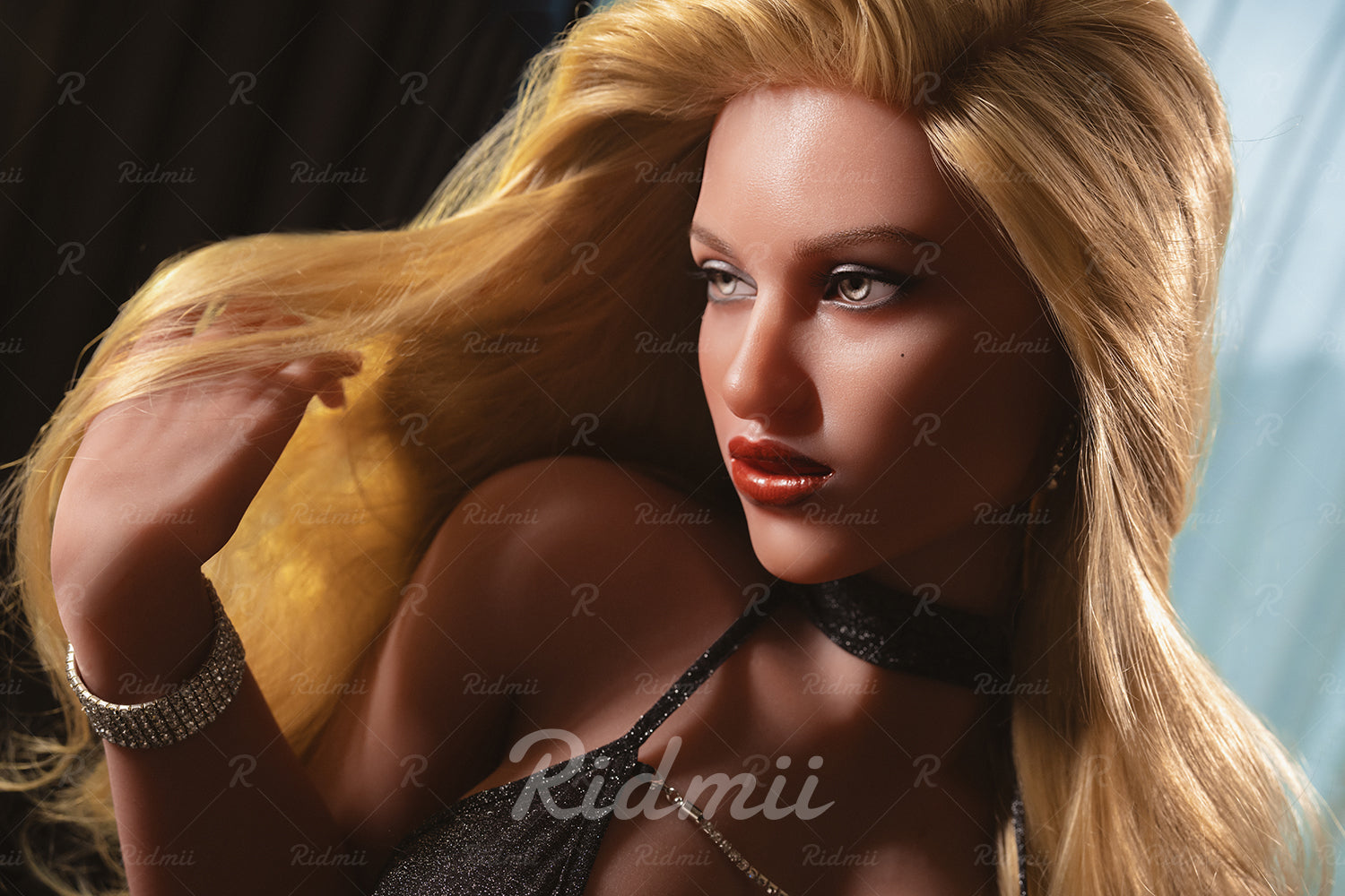 Hana - Black Sparkle Goddess (5'3" Velvet Soft TPE)