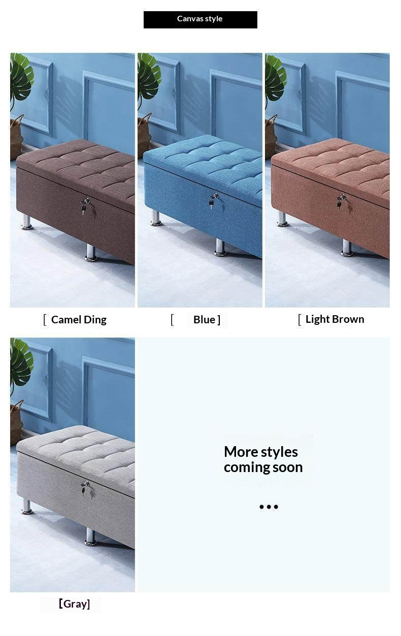 Premium Lockable Storage Bench Large Capacity Discreet Privacy Cabinet for Adult Products