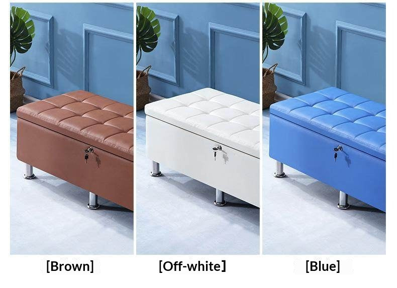 Premium Lockable Storage Bench Large Capacity Discreet Privacy Cabinet for Adult Products