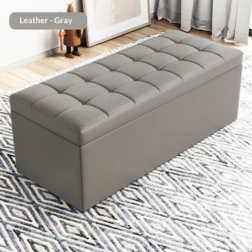 150cm Discreet End of Bed Storage Bench Large Privacy Ottoman for Dolls and Personal Items
