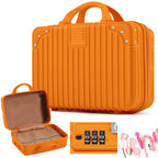 Portable Mini Hardshell Travel Case Discreet Waterproof Storage Box for Personal Items