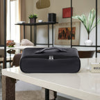Premium PU Leather Waterproof Storage Bag for Adult Toys and BDSM Gear Discreet Carrying Case