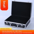 Premium Aluminum Briefcase with 3-Digit Combination Lock Discreet Privacy Storage Case
