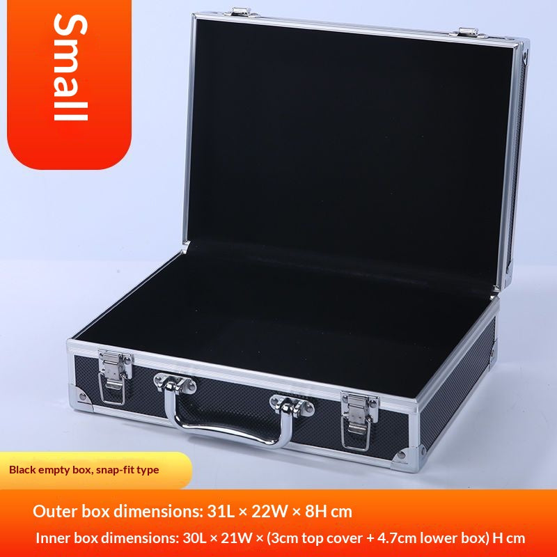 Premium Aluminum Briefcase with 3-Digit Combination Lock Discreet Privacy Storage Case