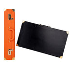 Luxury Vintage PU Leather Storage Briefcase with Dual Combination Locks 53cm Long