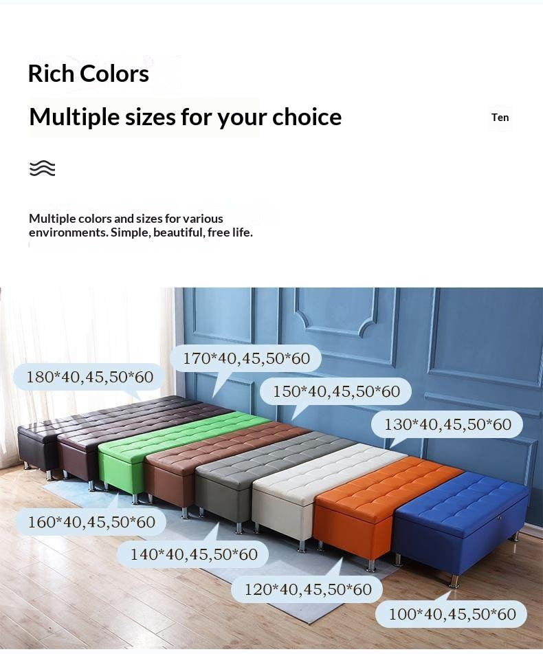 Premium Lockable Storage Bench Large Capacity Discreet Privacy Cabinet for Adult Products