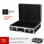 Premium Aluminum Briefcase with 3-Digit Combination Lock Discreet Privacy Storage Case