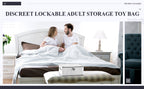 Discreet Lockable Storage Box with Password Lock for Personal Items and Accessories