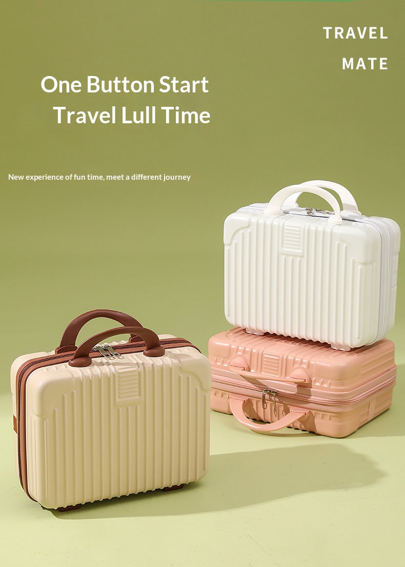 Portable Mini Hardshell Travel Case Discreet Waterproof Storage Box for Personal Items