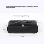 Premium PU Leather Waterproof Storage Bag for Adult Toys and BDSM Gear Discreet Carrying Case