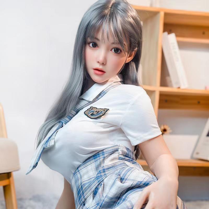 Candy Silicone Head+TPE Body Lifelike Sex Doll