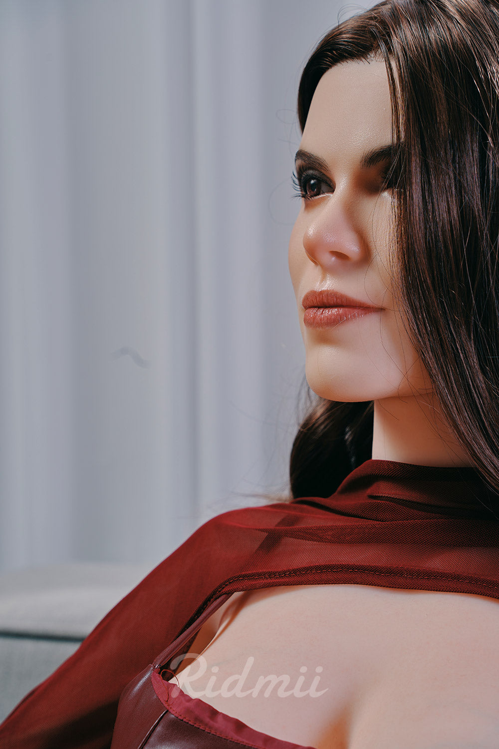 Alison - Bordeaux Sheer Elegance (5'4" Velvet Soft TPE)