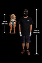 70cm Goblin Style Full Silicone Adult Doll Si70cm AT Tan Skin