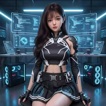 AI Robot Wife Love Doll  Silicone Body with Skeleton Real Touch Feeling Intimate Interactive Companion Soft Skin-friendly